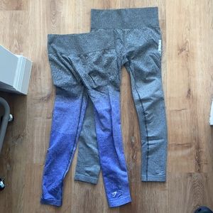 GymShark Ombre Seamless Legging Bundle size Small